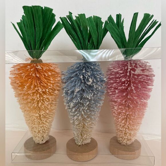 FREESTANDING EASTER CARROT TREES, set of 3 - Picture 10 of 10